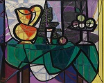 1931 Pitcher and Bowl of Fruit